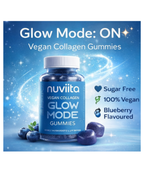Nuviita Vegan Collagen Gummies – Amino Acid Complex with Biotin, Zinc & Vitamin C