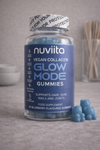 Nuviita Vegan Collagen Gummies – Amino Acid Complex with Biotin, Zinc & Vitamin C
