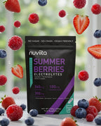 Nuviita Performance Electrolytes – Hydration Powder with Amino Complex | 25 Sachets, Sugar-Free, Vegan